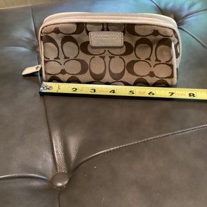 Coach makeup bag